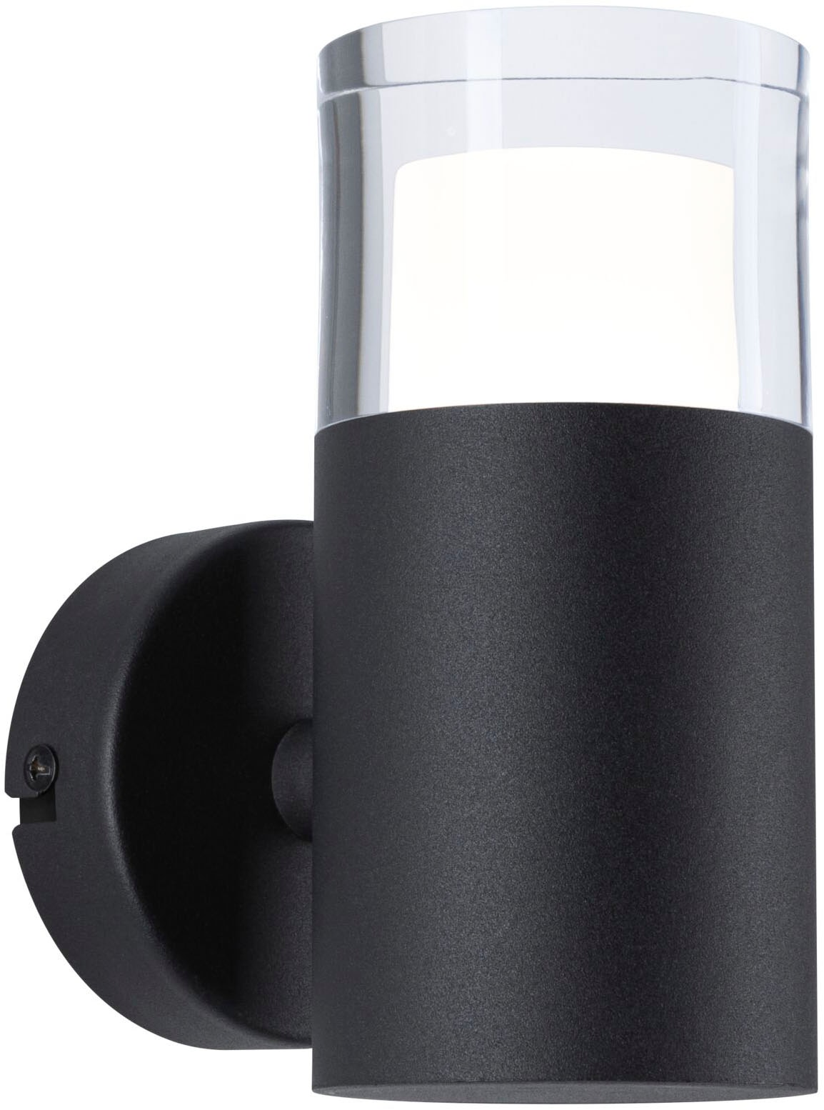 Paulmann Wandleuchte »Selection Bathroom Wand-/Deckenleuchte Kame IP44 Signalschwarz«, 1 flammig