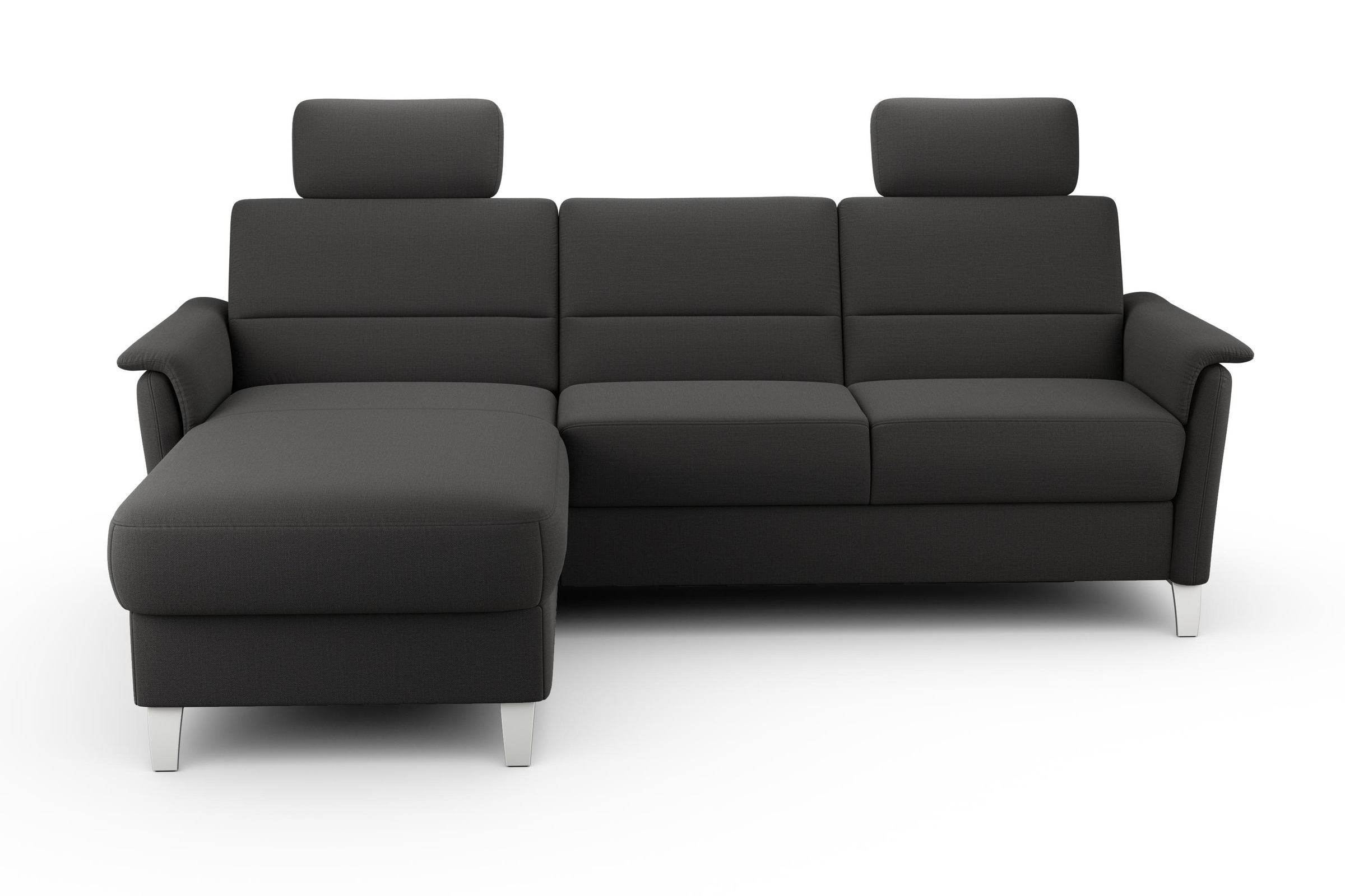 sit&more Ecksofa »Palmera L-Form«, Federkern, wahlweise mit Bettfunktion und mit/ohne Stauraum