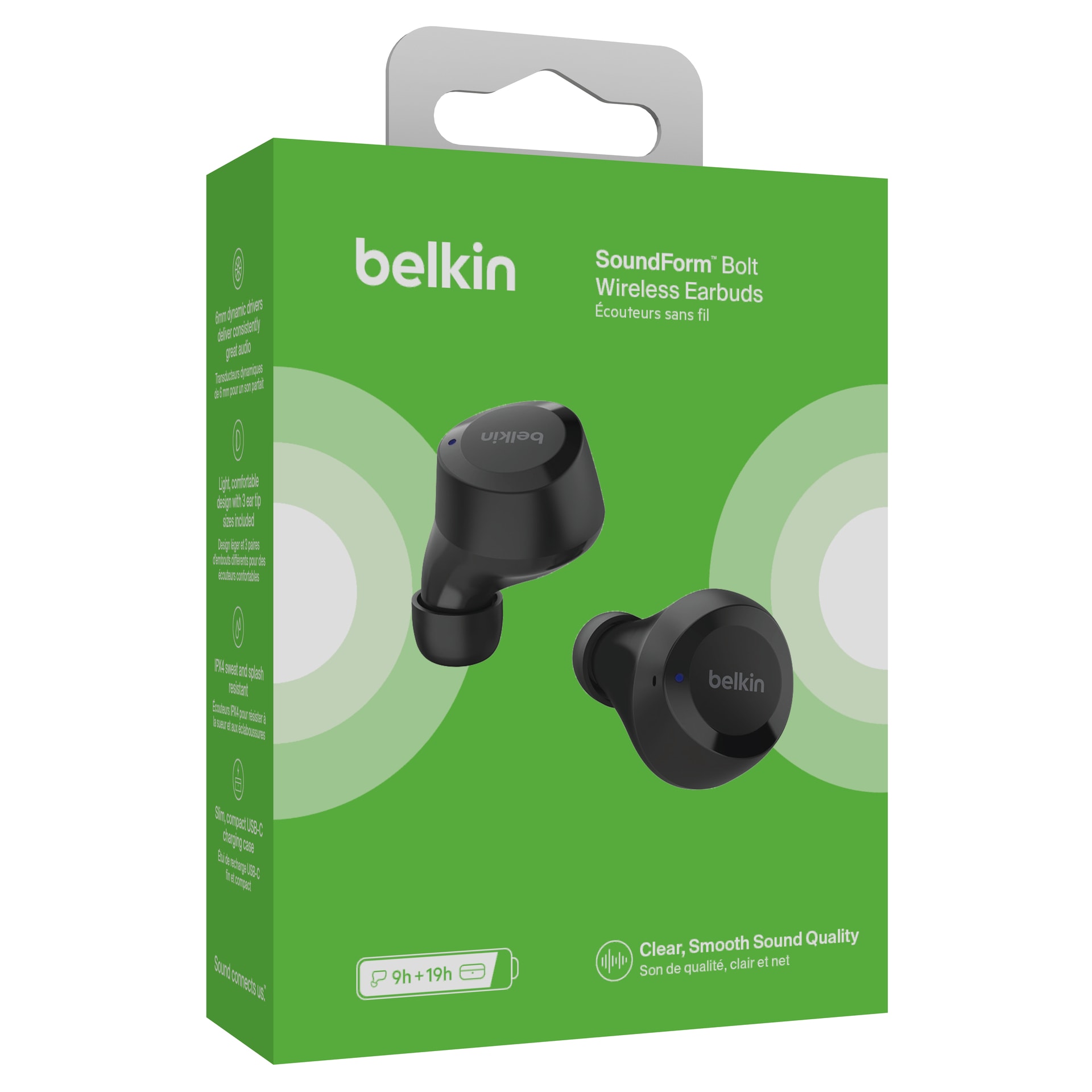 Belkin In-Ear-Kopfhörer »SoundForm Bolt Wireless In-Ear-Kopfhörer«