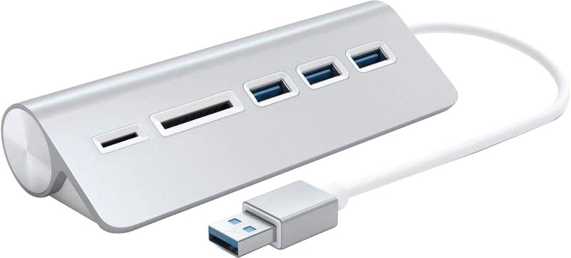 Satechi Smartphone-Adapter »Aluminum USB 3.0 Hub & Card Reader«