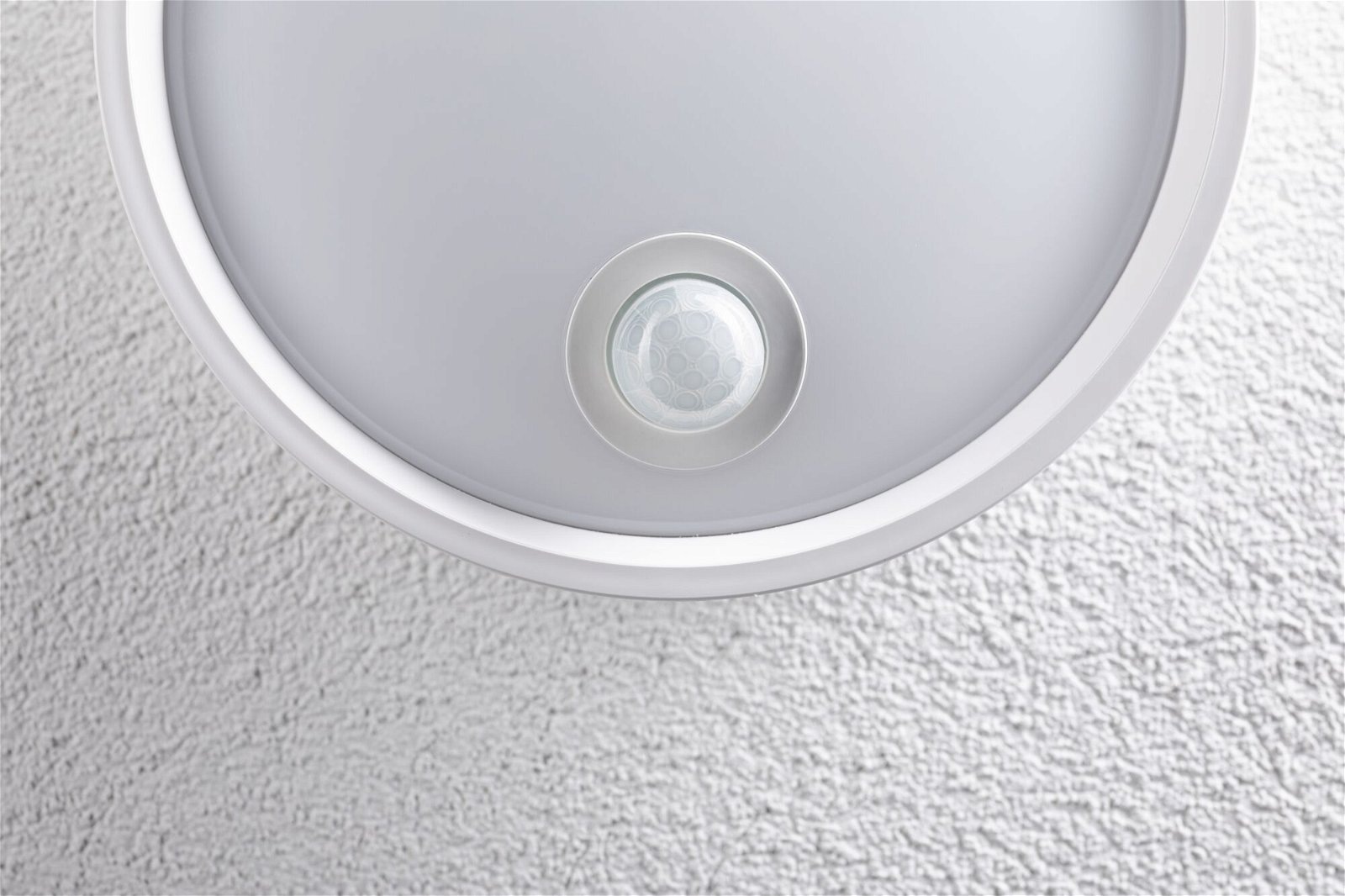 Paulmann LED Außen-Wandleuchte »Platomo IP44 rund 180mm 3000K 14,5W 1200lm 230V Kunststoff«, 1 flammig, Bewegungsmelder seewasserresistent