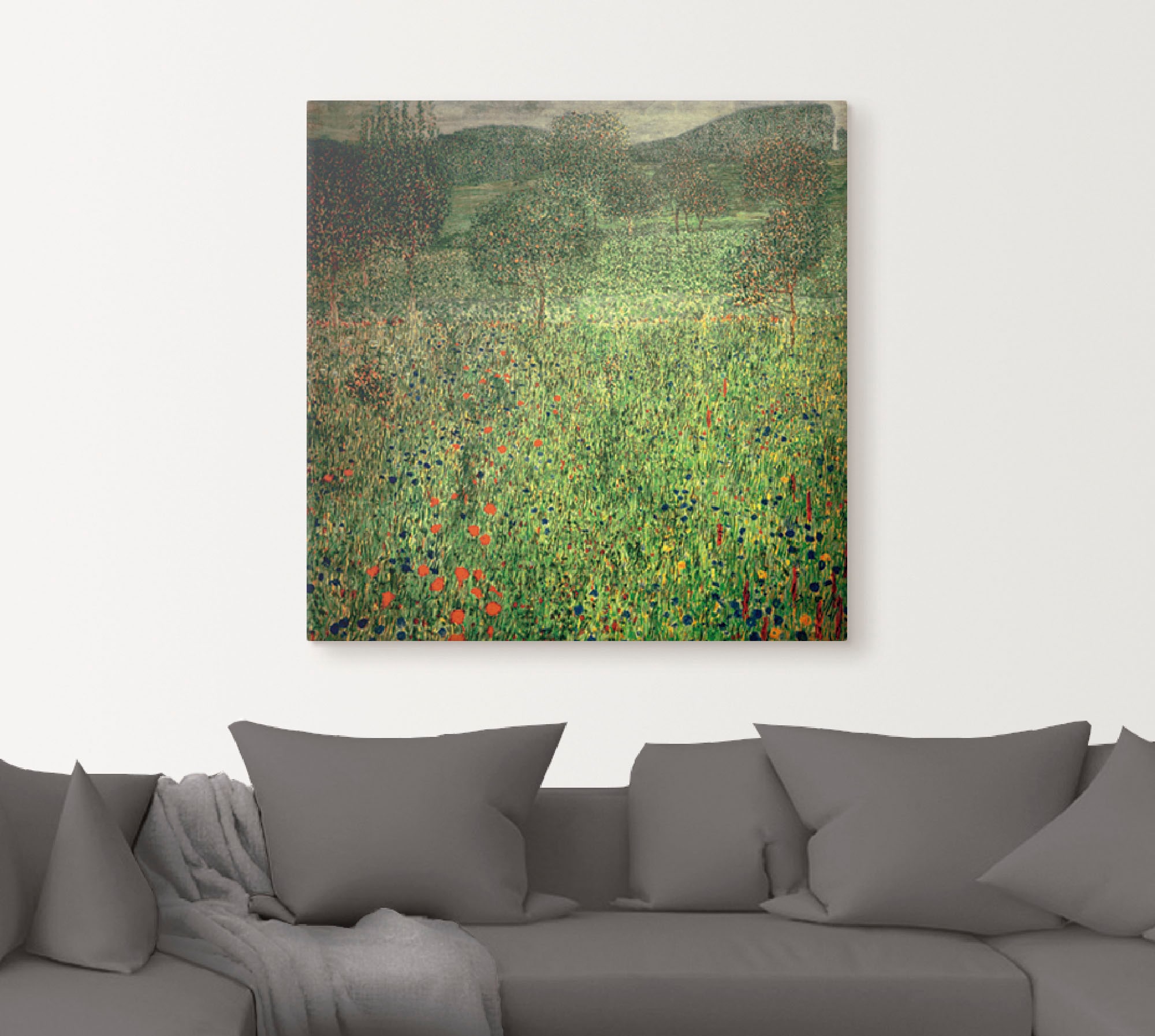 Artland Leinwandbild »Gartenlandschaft«, Wiesen & Bäume, (1 St.), auf Keilr günstig online kaufen