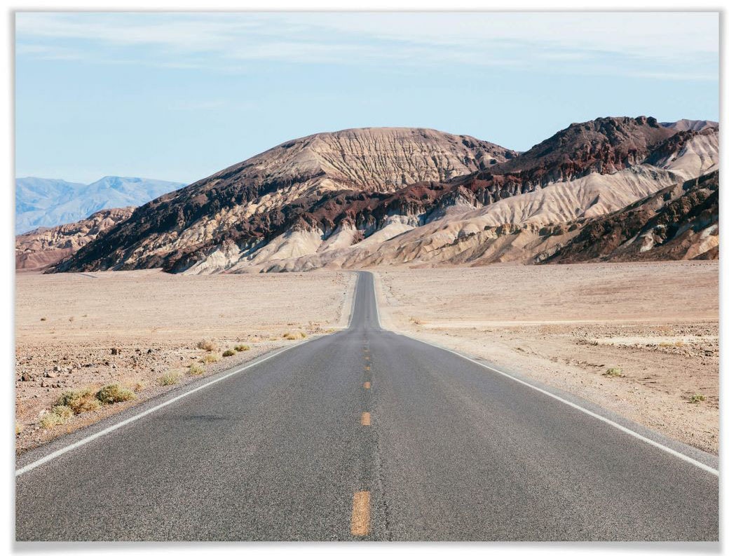 Wall-Art Poster »Death Valley«, Wüste, (1 St.), Poster, Wandbild, Bild,  Wandposter online kaufen
