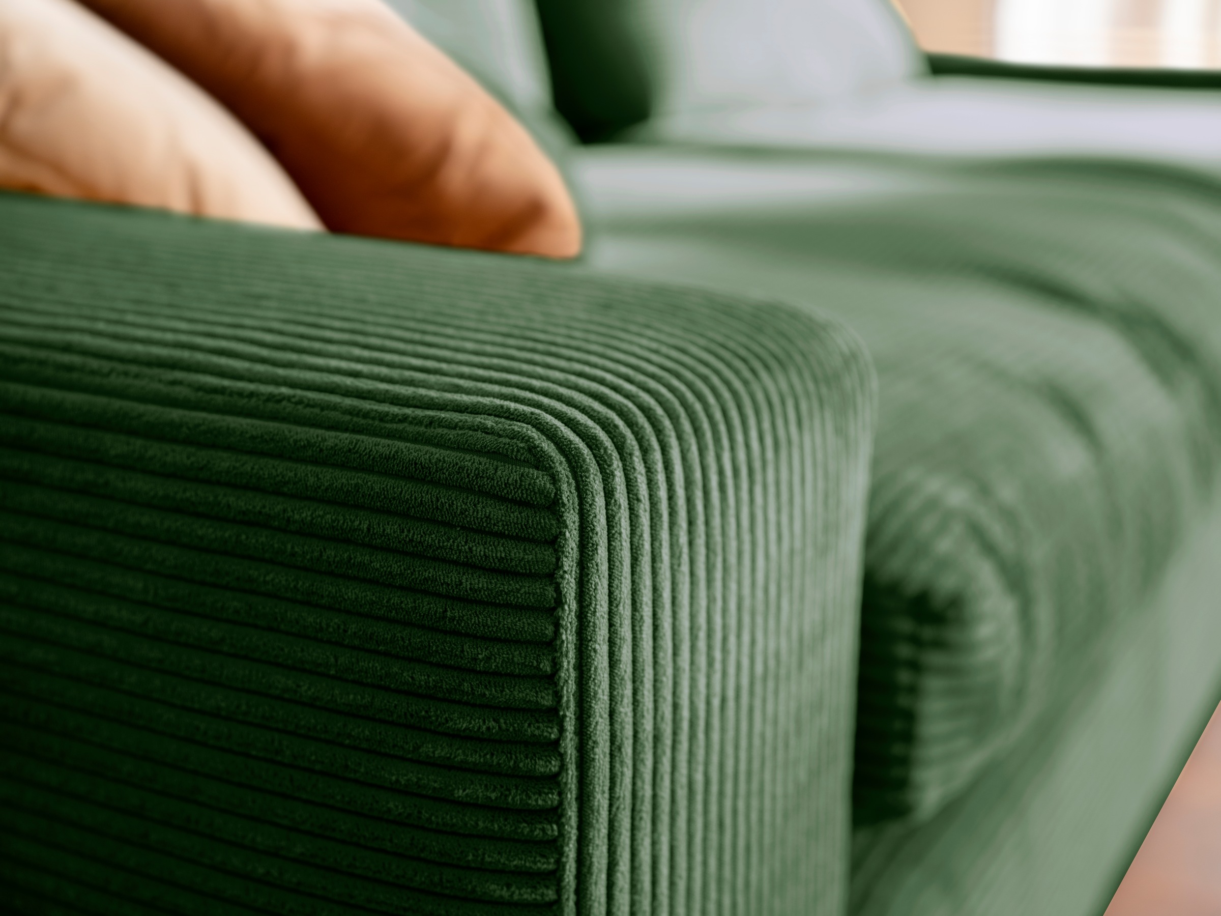 alina Big-Sofa »Sandy«, 266 cm breit und 123 cm tief, in modernem Cordstoff