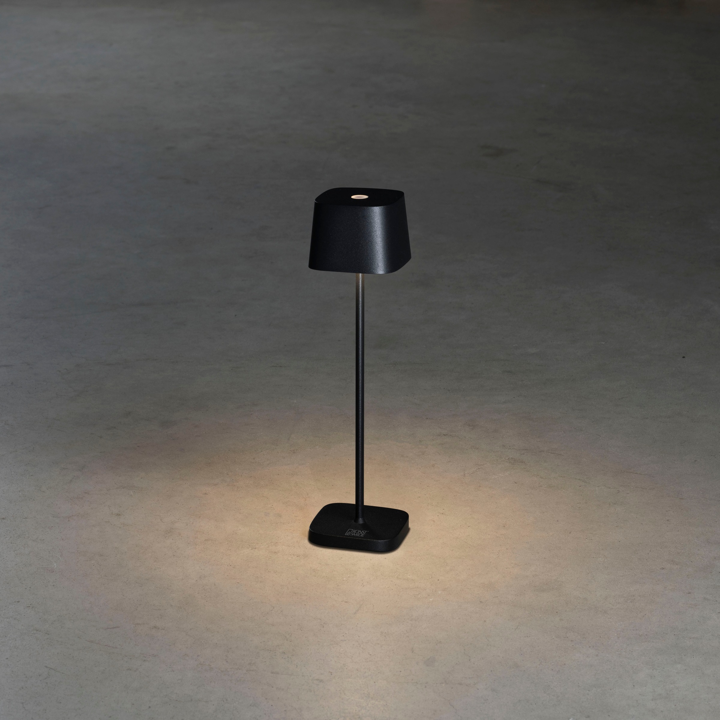 KONSTSMIDE LED Tischleuchte »Capri-Mini«, Capri-Mini USB-Tischl. schwarz, 2700/3000K, dimmbar, eckig