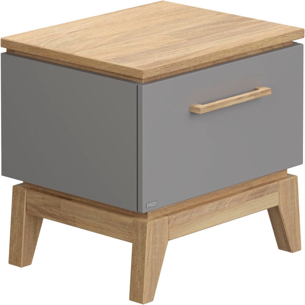 PAIDI Nachtkommode »STIENE in Beige oder Grau, Schublade mit Soft-Close« B/H/T ca. 48/47/40cm,  moderner und langlebiger Nachttisch mit Massivholz, geprüfte Qualität