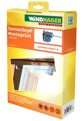Windhager Seilspanngarnitur, Montage-Set zur Befestigung von Sonnensegeln kaufen