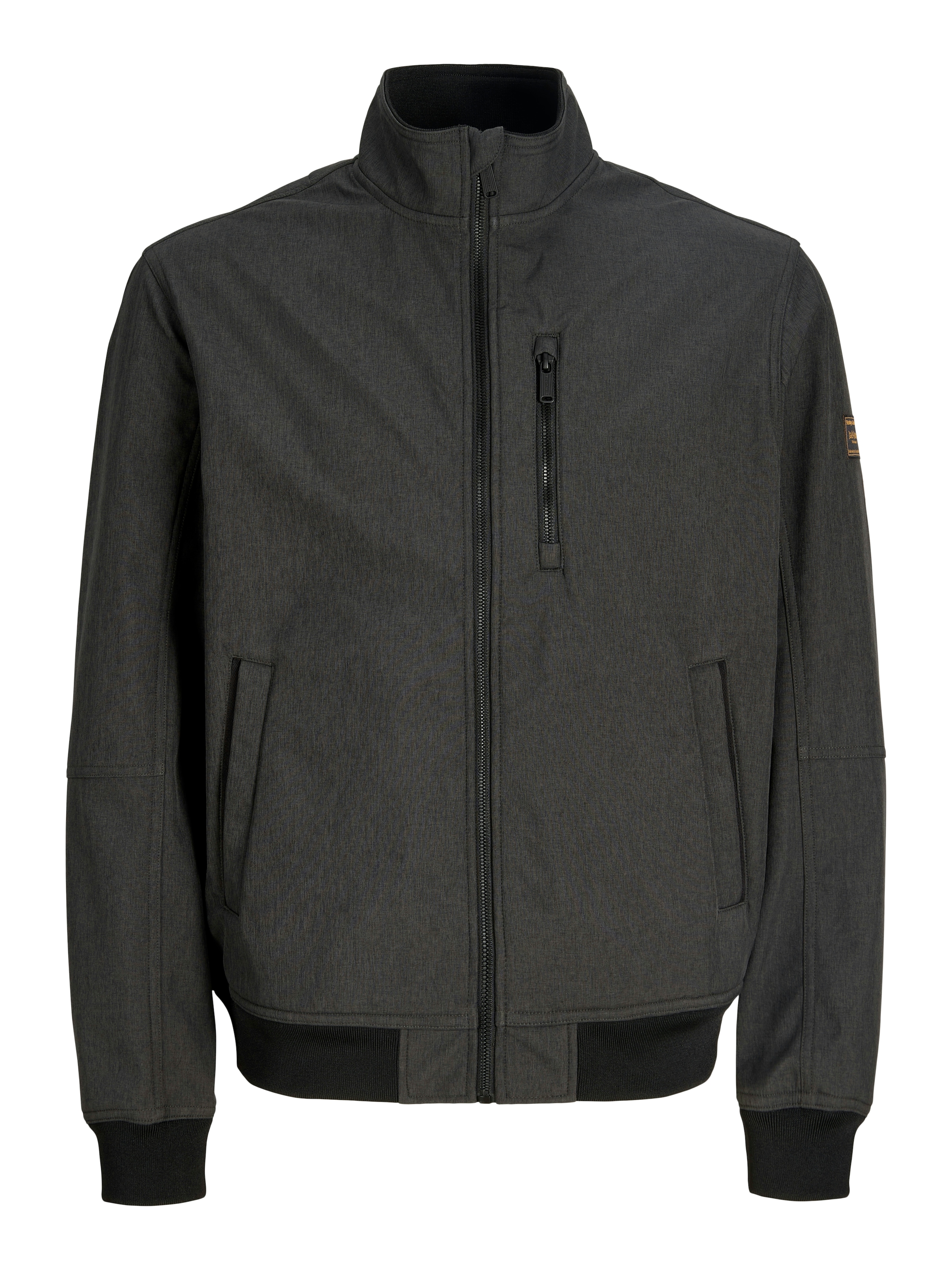 Jack & Jones Softshelljacke »JJELIAM SOFTSHELL BOMBER NOOS« Kunstfaser, regular fit