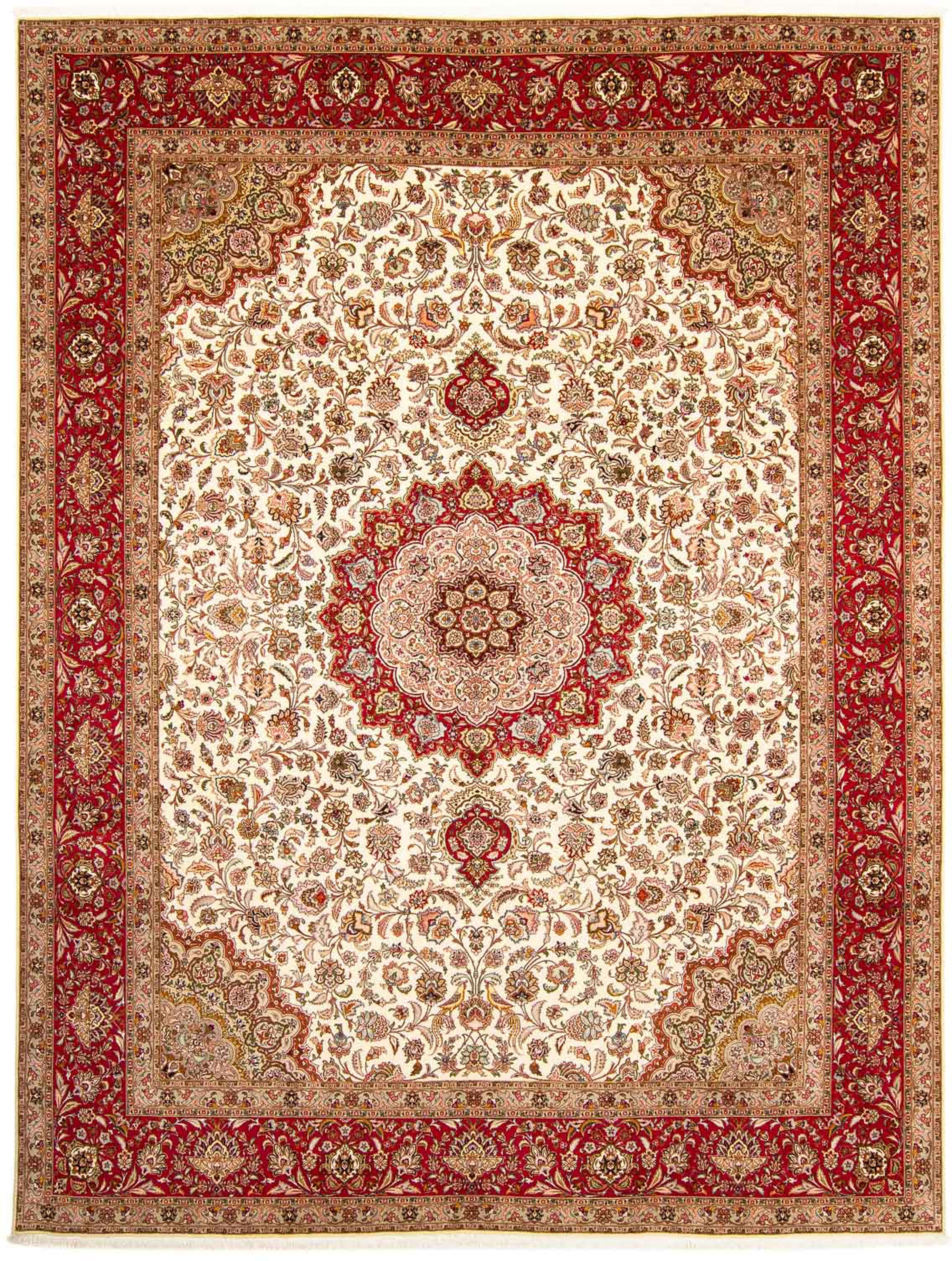 morgenland Orientteppich »Perser - Täbriz - Royal - 400 x 302 cm - rot«, re günstig online kaufen