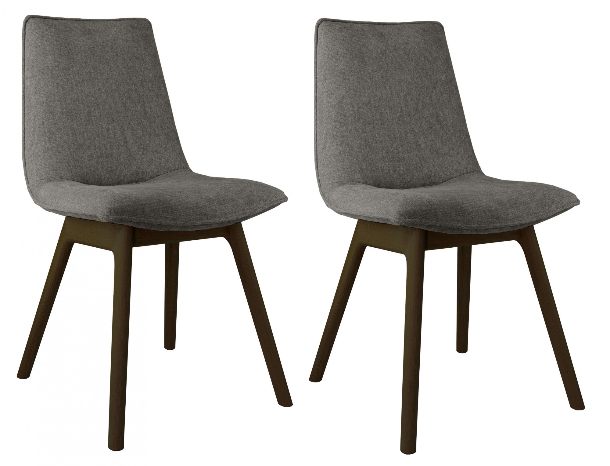 andas Esszimmerstuhl »Ramon«, (Set), 2 St., Chenille, mit Massivholzbeinen, günstig online kaufen