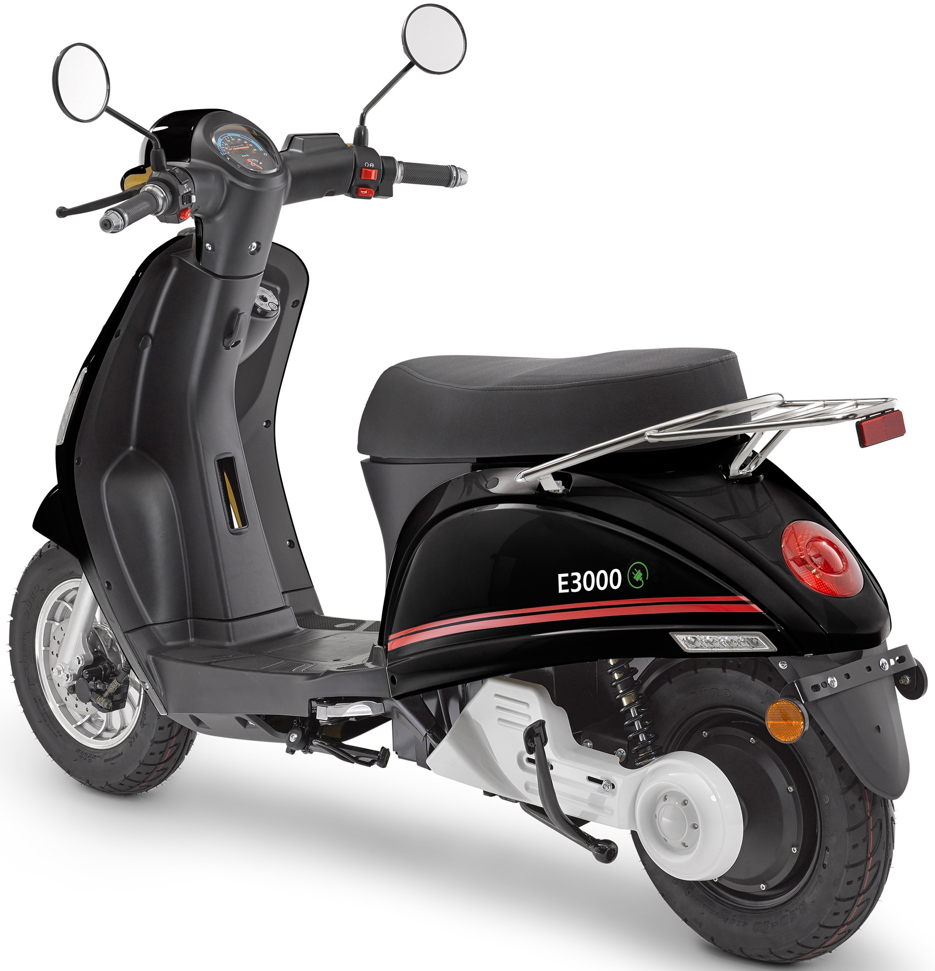 Luxxon E-Motorroller »E3000«, bis zu 55 km Reichweite, mit Straßenzulassung, 2 Sitzplätze