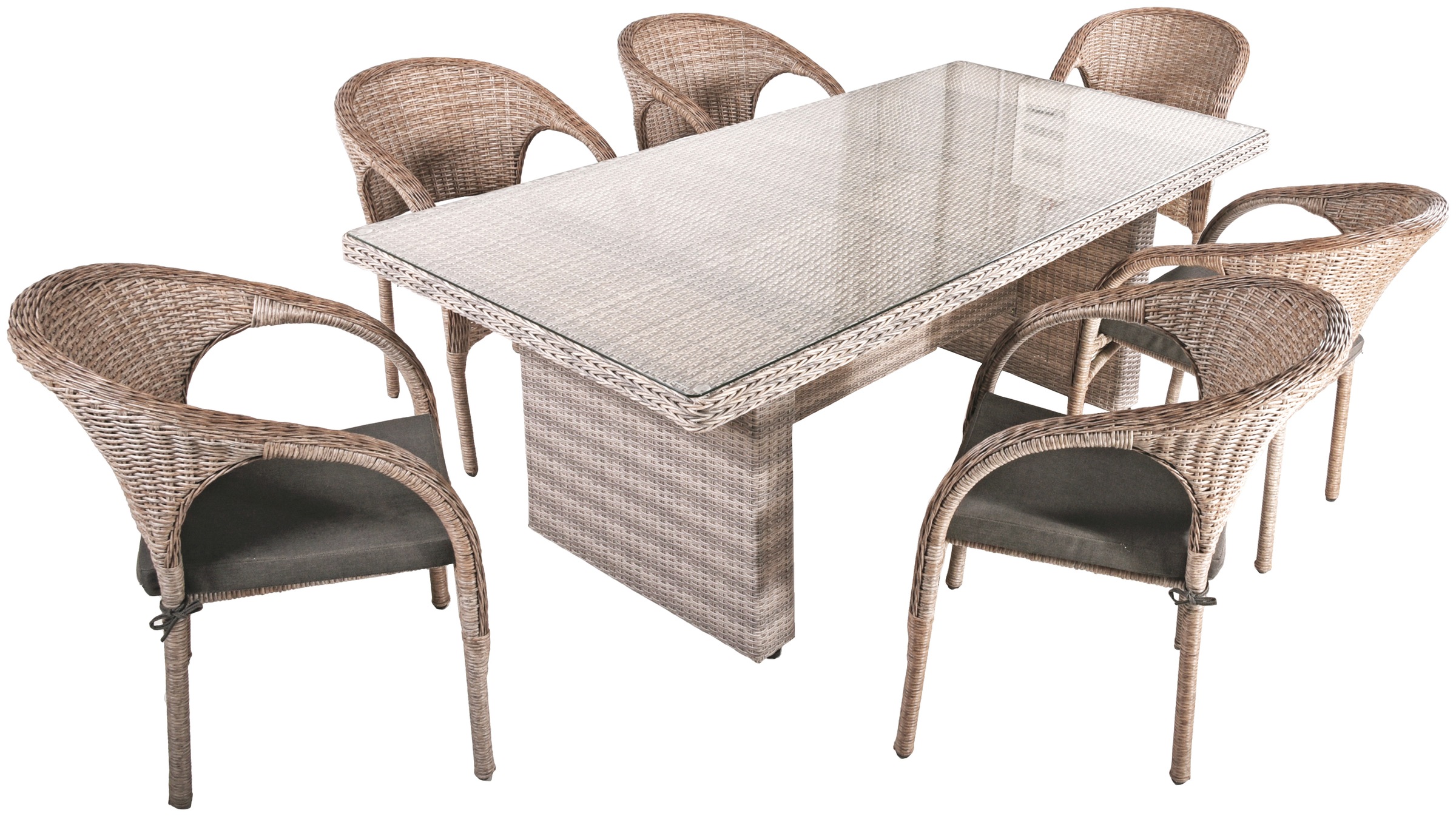 Garden Pleasure Garten-Essgruppe »DIJON/BASTIA« 13 Stk. tlg. mit platzspare günstig online kaufen