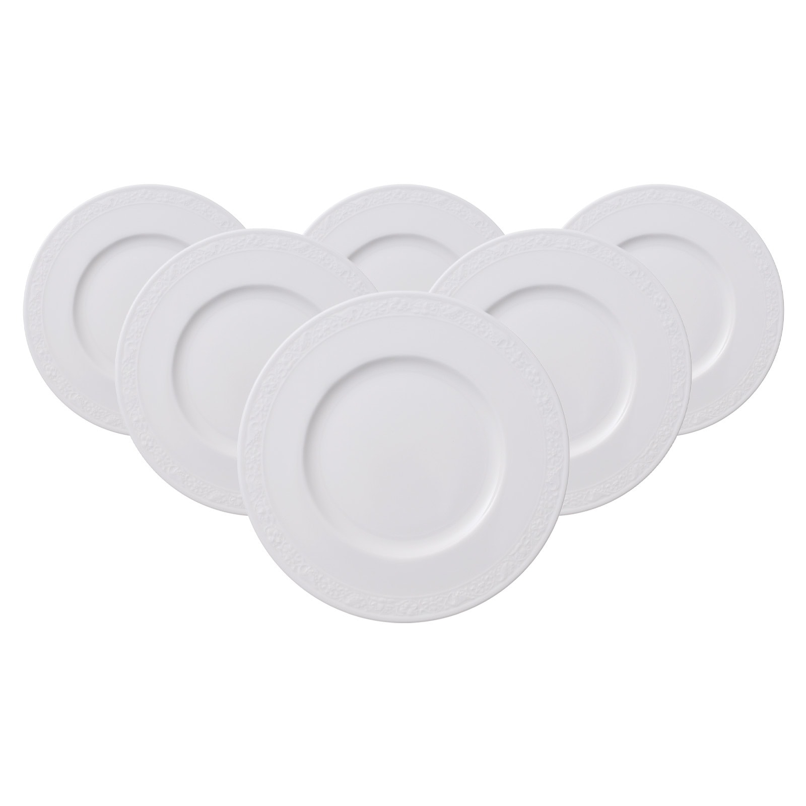 Villeroy & Boch Brotteller »Brotteller White Pearl ø 18 cm 6er Set weiß« günstig online kaufen