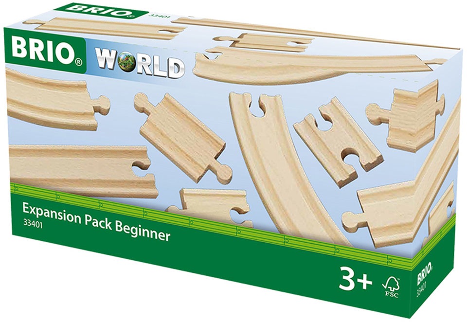 BRIO® Gleise-Set »BRIO® WORLD, Kleines Schienensortiment«, (Set), aus Holz; FSC® - schützt Wald - weltweit