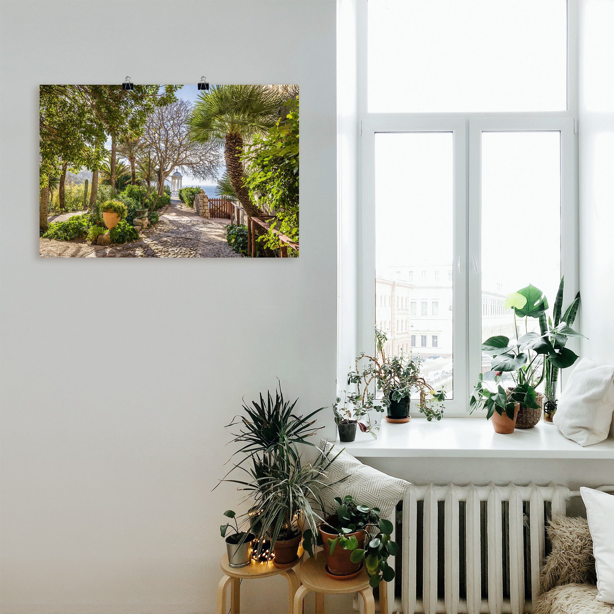 Artland Wandbild »Garten Son Marroig bei DeiÃ , Mallorca«, Gartenbilder, (1 St.), als Alubild, Outdoorbild, Leinwandbild, Poster in verschied. Größen
