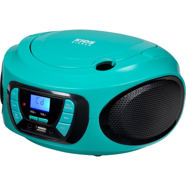 BigBen CD-Radiorecorder »Kids Tragbares CD/Radio AU387315 USB/BT blau«, ( Bluetooth FM-Tuner) auf Rechnung kaufen