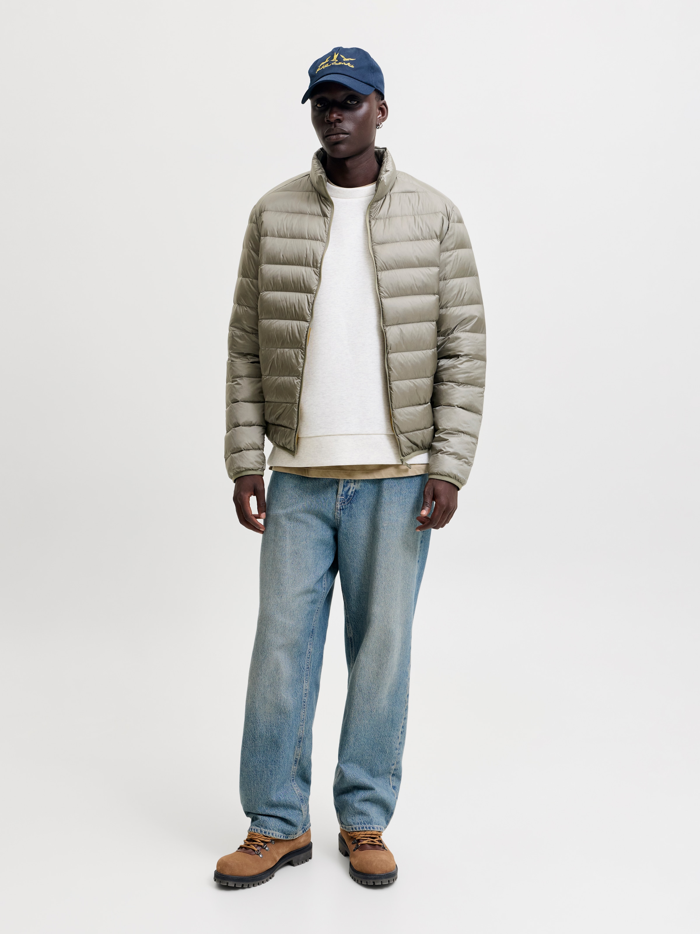 Jack & Jones Steppjacke »JJEBERG LIGHT DOWN COLLAR PUFFER NOOS« Kunstfaser, regular fit