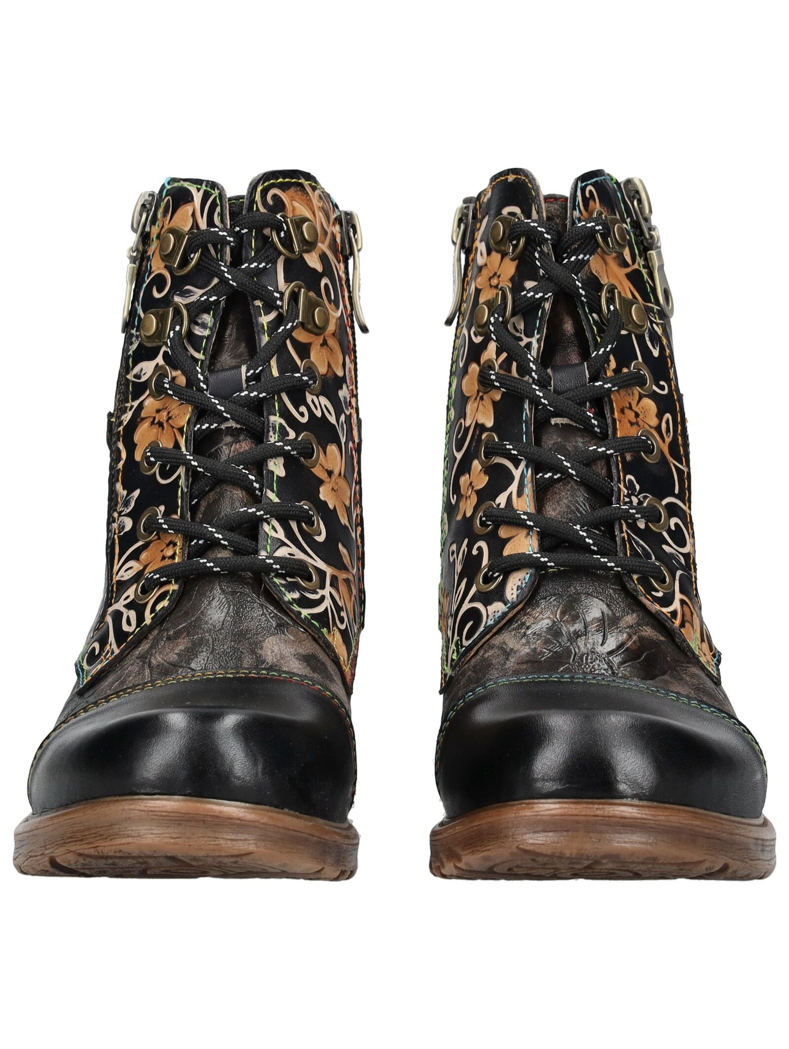 LAURA VITA Schnürstiefelette »LAURA VITA Stiefelette Leder/Textil«