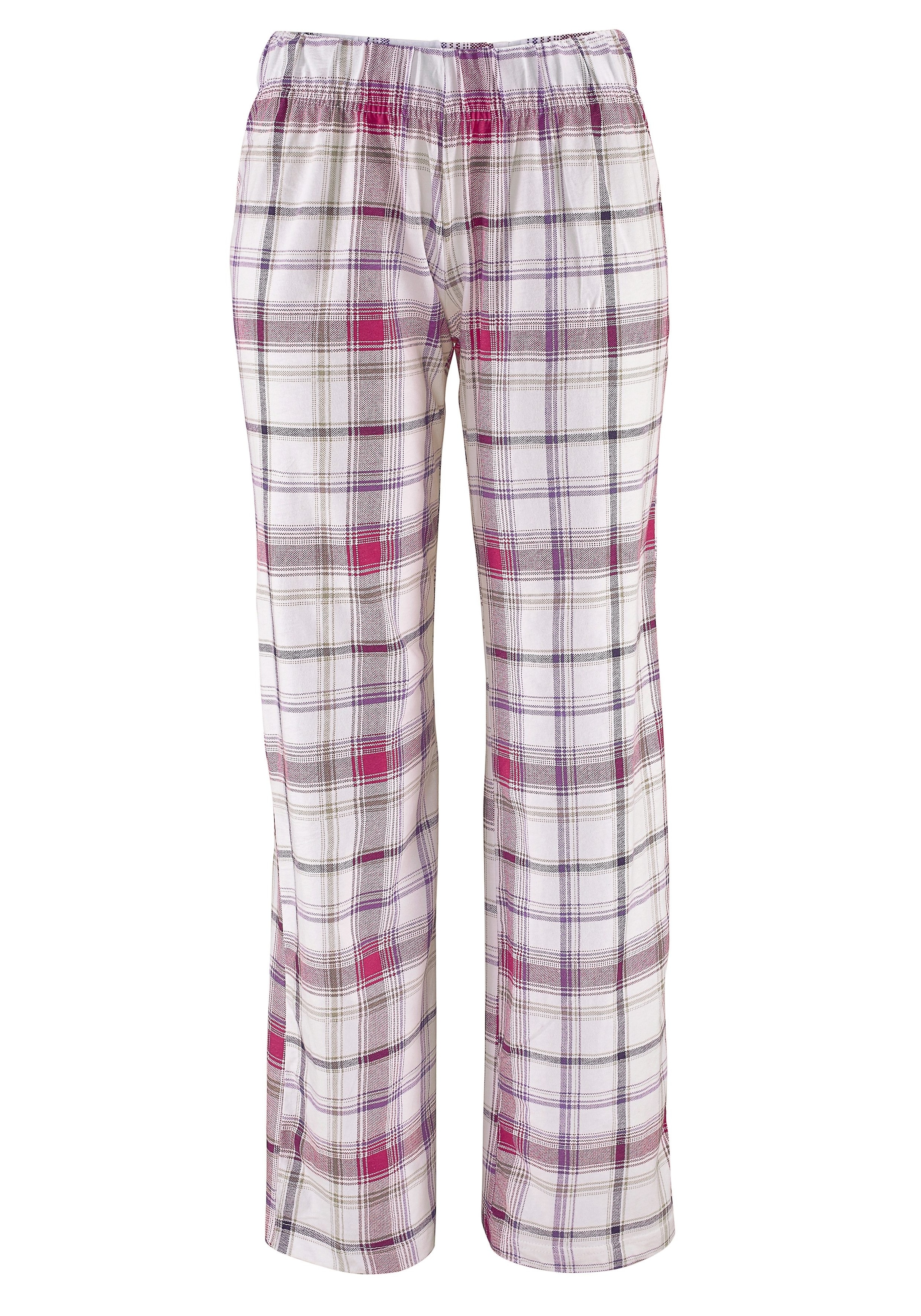 Arizona Schlafanzug 2 Stück, 4 Stk. tlg., mit Hose im Karodesign