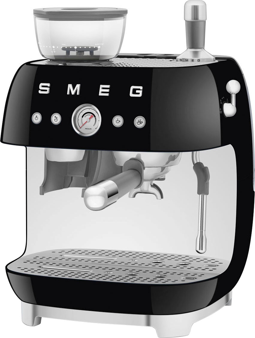 Smeg Espressomaschine »EGF03BLEU«, mit integrierter Kaffeemühle