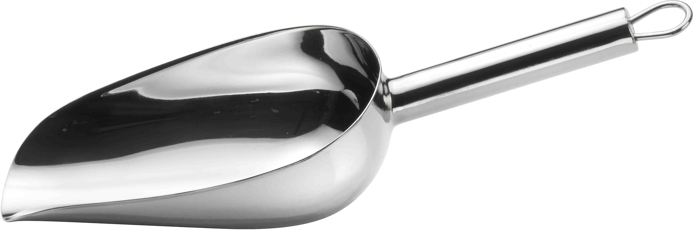 PINTINOX Messlöffel »Bar Professional« Edelstahl Set, 2 Stk. tlg. Eisschaufel, Lebensmittelschaufel-Set, 500 und 700 ml, 2-teilig edelstahlfarben