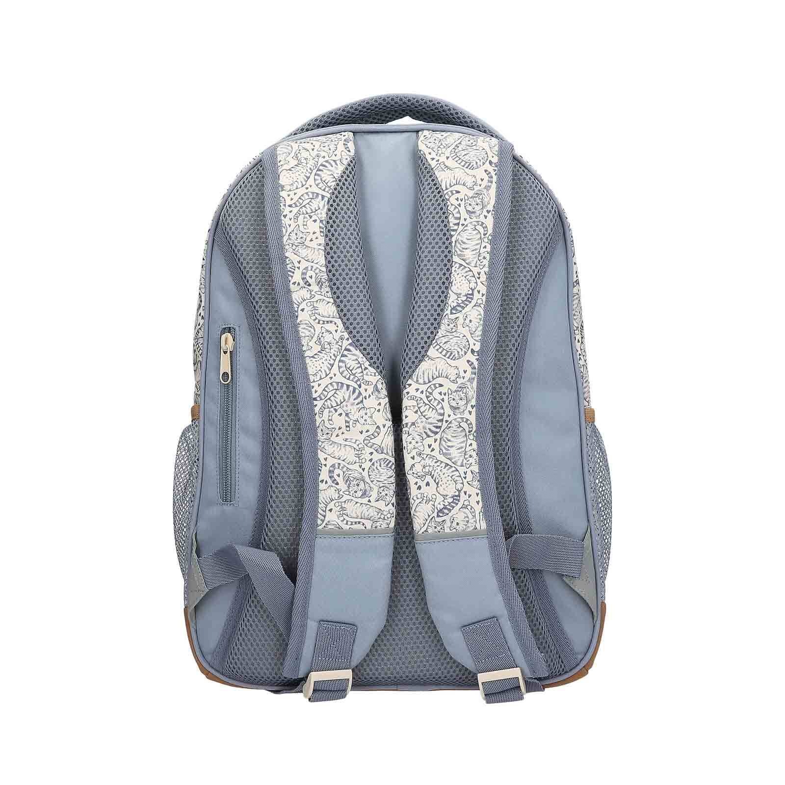Depesche Rucksack »Schulrucksack TEAM TEDDY TOPModel 21 x 34 x 44 cm blau-beige«