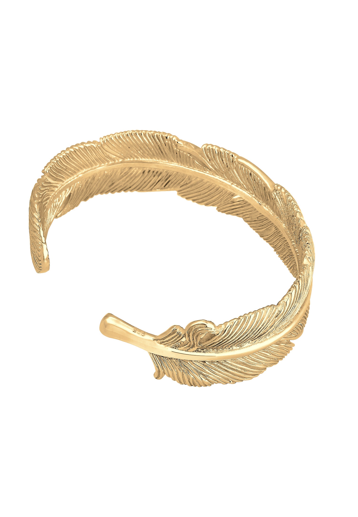 Elli Premium Armreif »Armspange Feder 925 Sterling Silber«