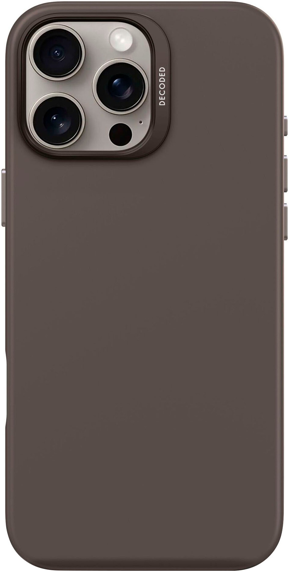 DECODED Smartphone-Hülle »AntiMicrobial Silicone Backc. iPhone 16 Pro Max«, Smartphones