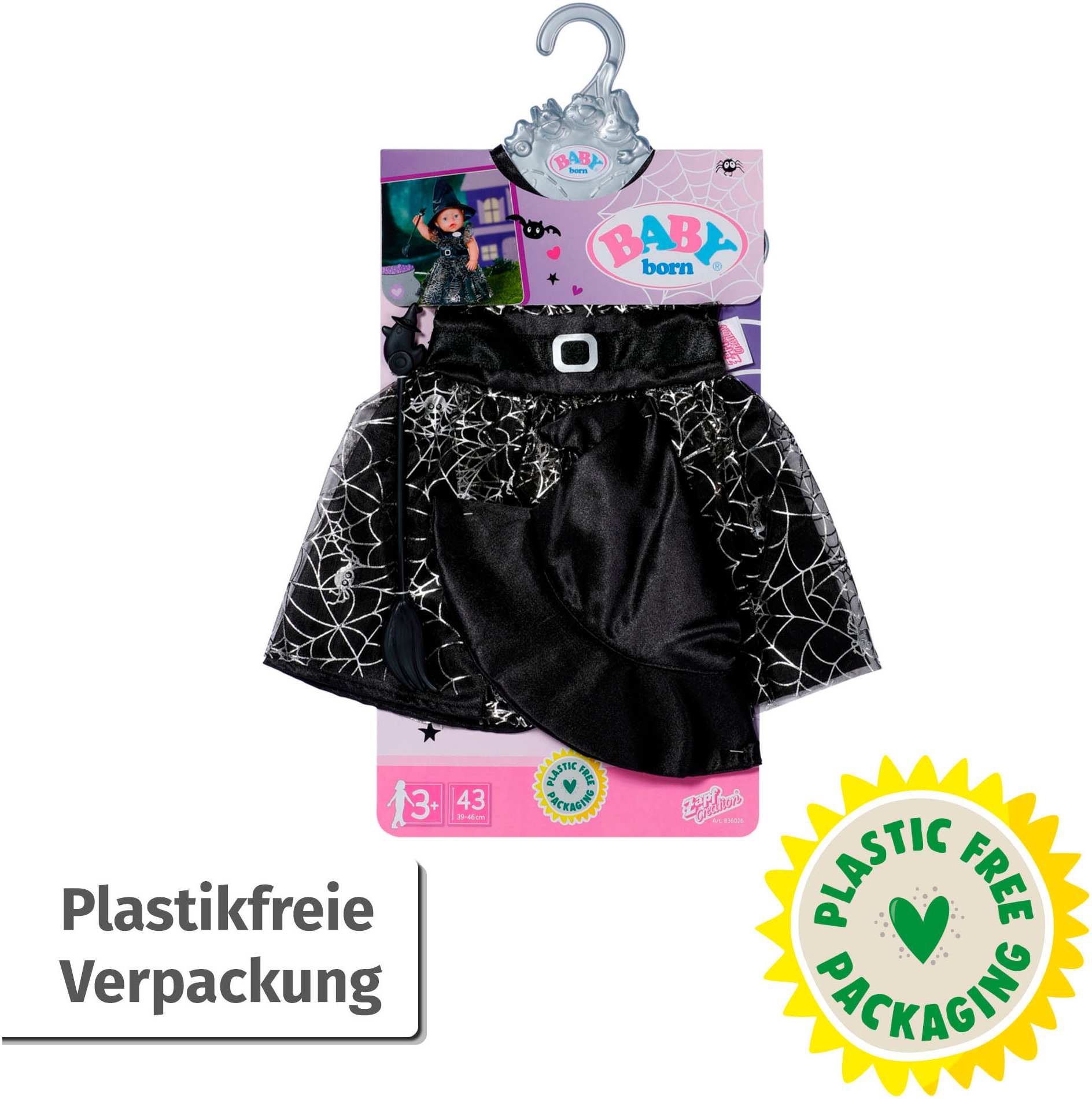 Baby Born Puppenkleidung »Hexenkleid, 43 cm«