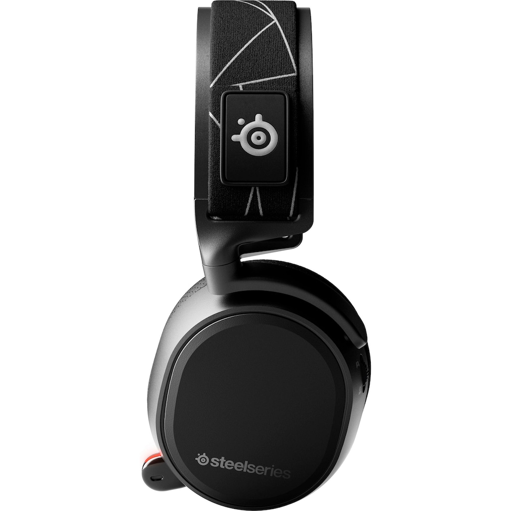 SteelSeries Gaming-Headset »Arctis 9 + Game Pass für PC«, A2DP Bluetooth-HFP-HSP-WLAN (WiFi), Rauschunterdrückung-Freisprechfunktion-integrierte Steuerung für Anrufe und Musik