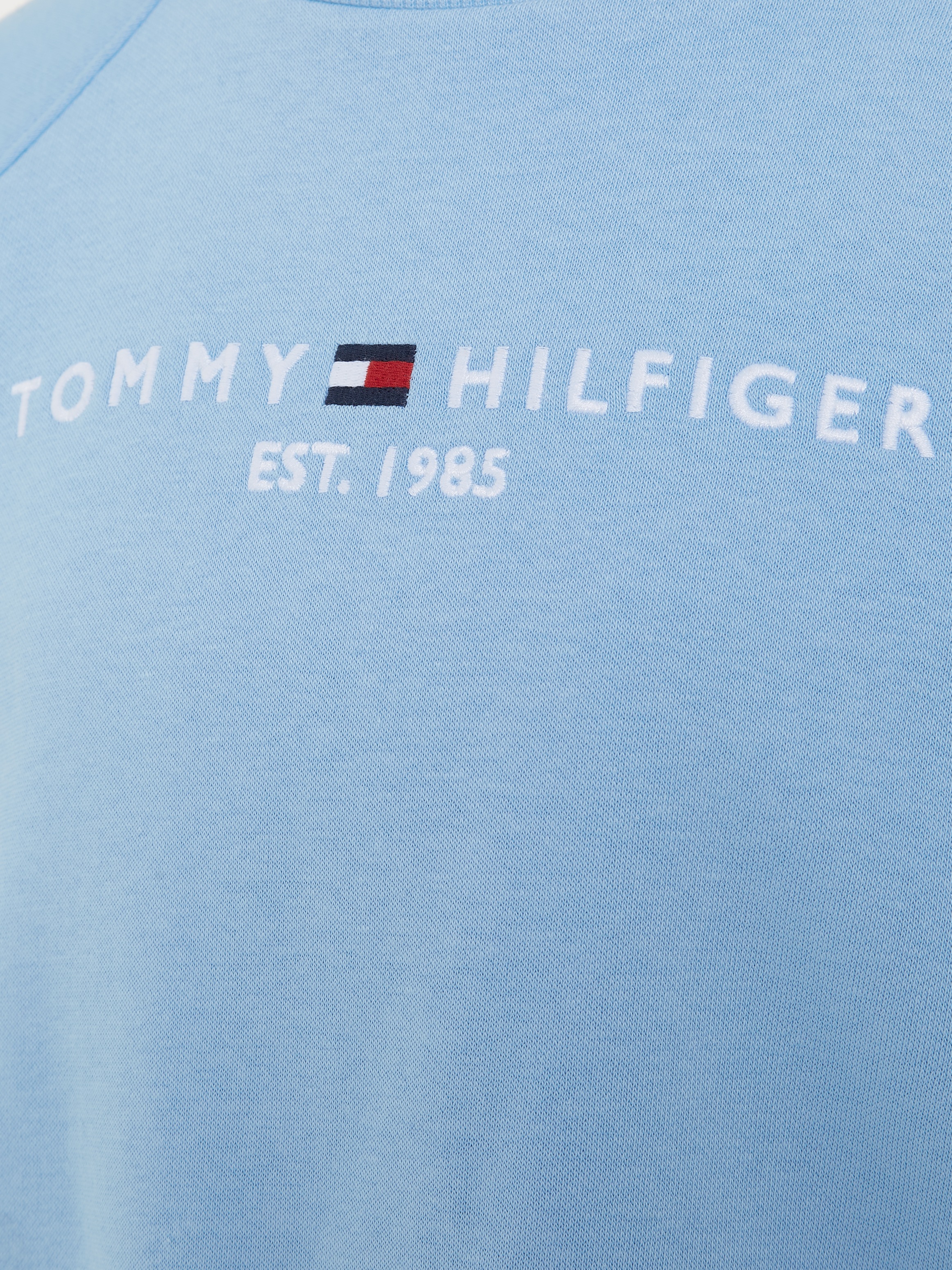 Tommy Hilfiger Sweatshirt »ESSENTIAL EMBROIDERED FLEECE CN«, Kinder bis 16 Jahre mit Logoprägung