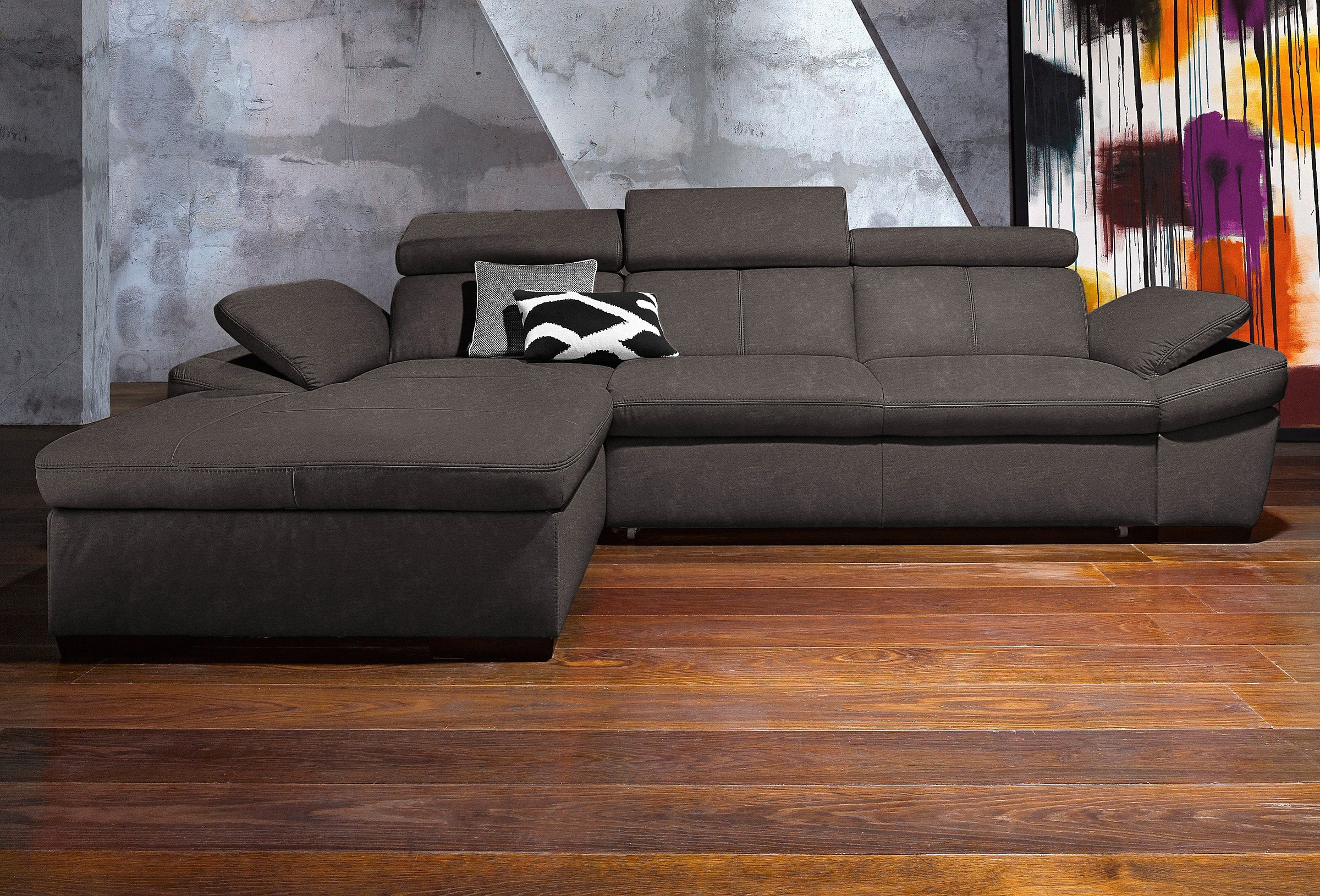 exxpo - sofa fashion Ecksofa "Salerno, klassisch modernes Funktionssofa, ho günstig online kaufen