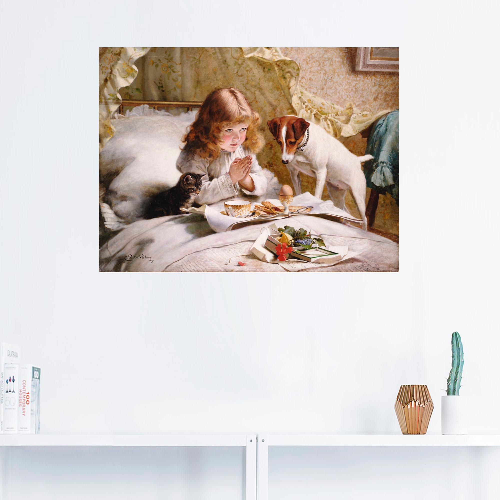 Artland Wandbild »Das Gebet. 1894«, Kind, (1 St.), als Leinwandbild, Poster, Wandaufkleber in verschied. Größen