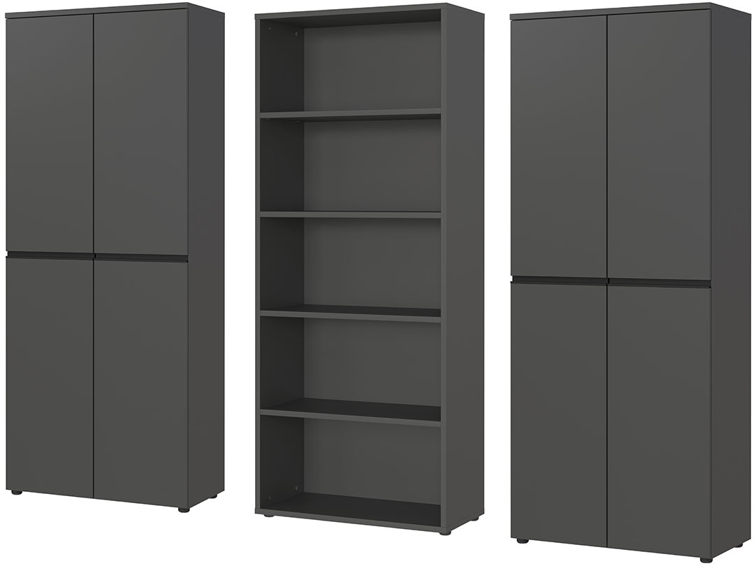 GERMANIA Büromöbel-Set »Lemont« 3 Stk. tlg. Set bestehend aus 2 Aktenschrän günstig online kaufen