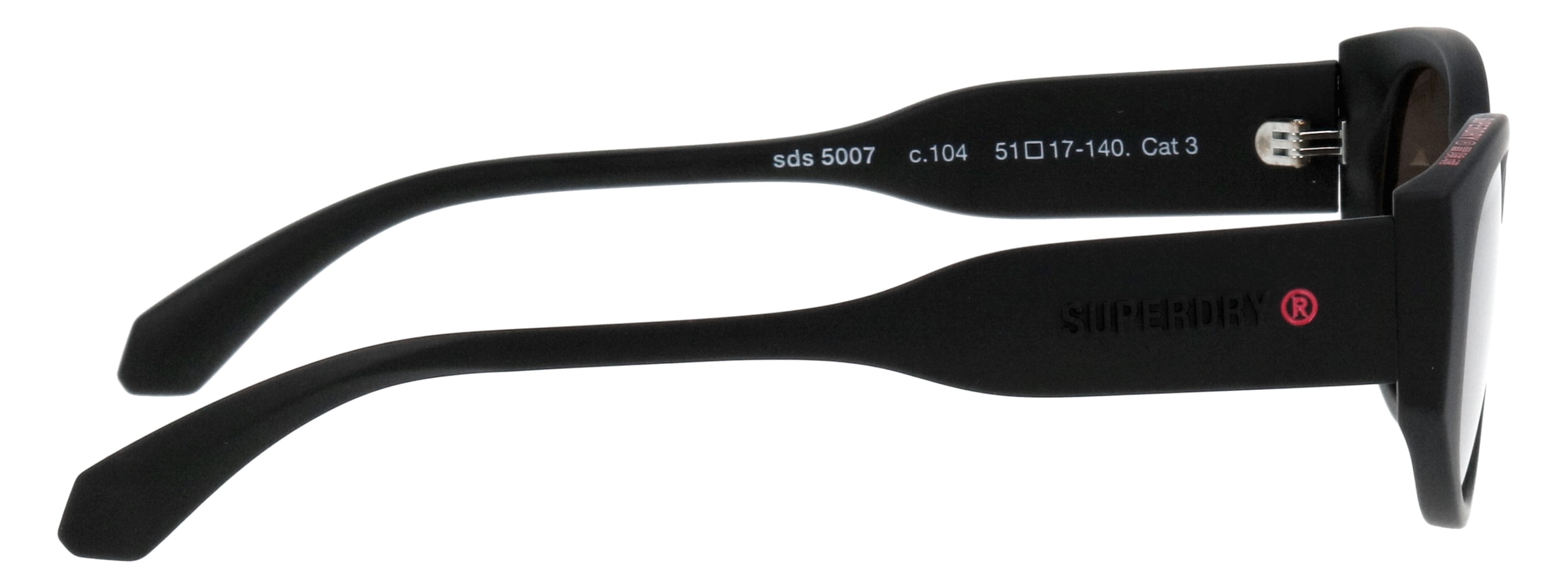 Superdry Sonnenbrille »Modell 996072« Form CatEye, Logoschriftzug auf Bügel, Kunststofffassung