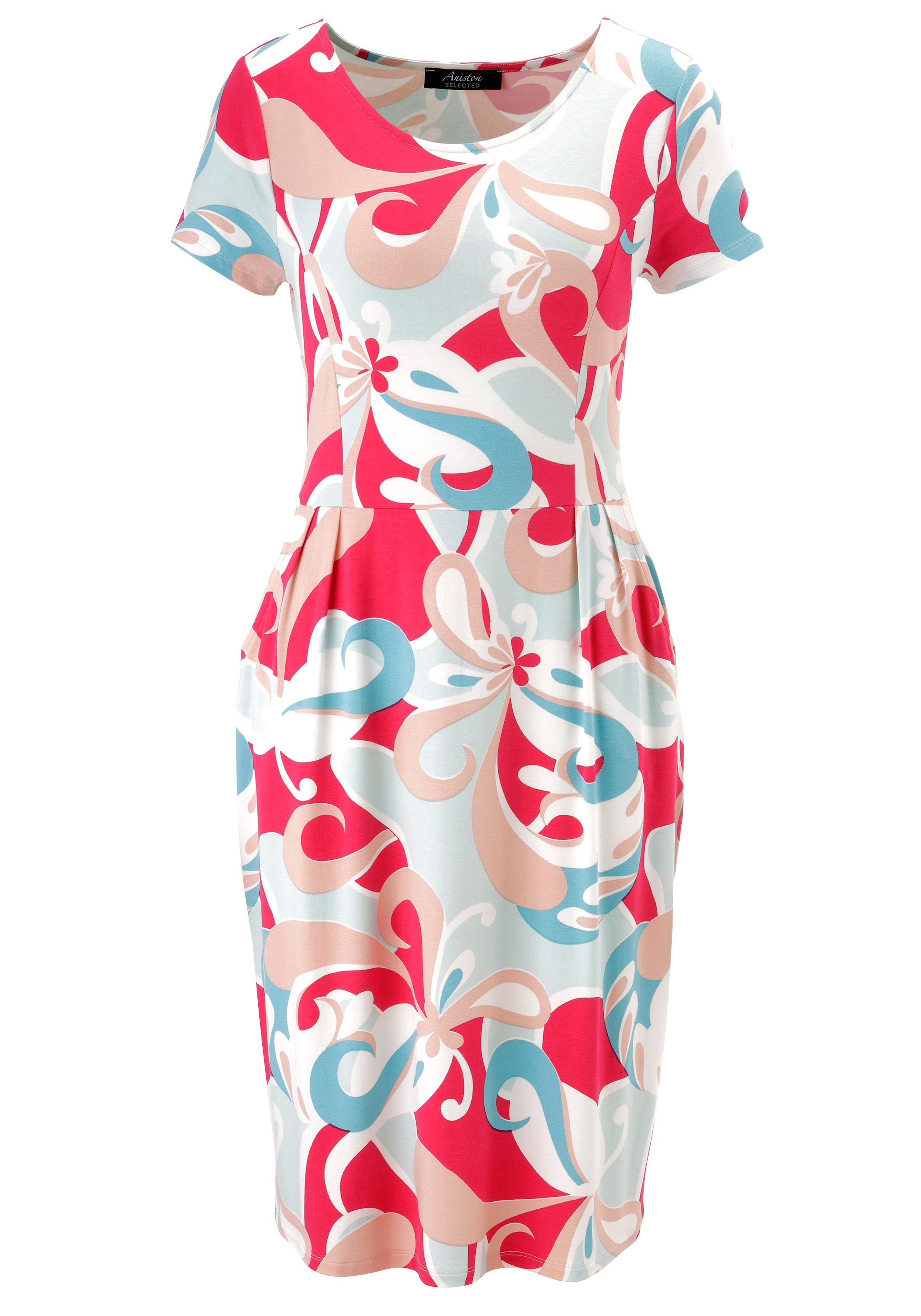 Aniston SELECTED Shirtkleid Eingrifftaschen