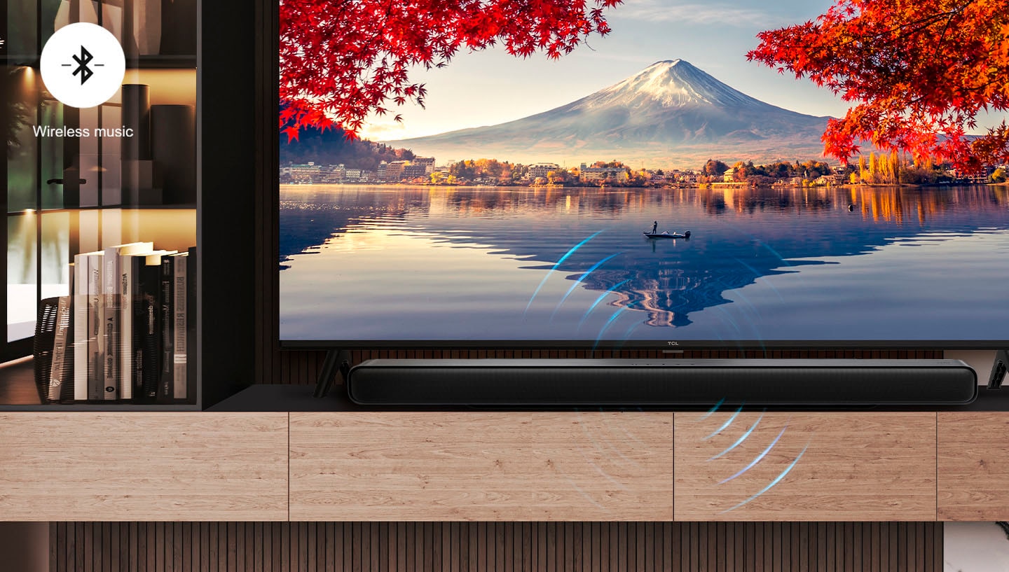 TCL Soundbar »S45H 2.0 Kanal DTS Virtual:X«, Dolby Atmos, Bluetooth 5.2, HDMI, 220 Watt, Wandhalterung, Subwoofer