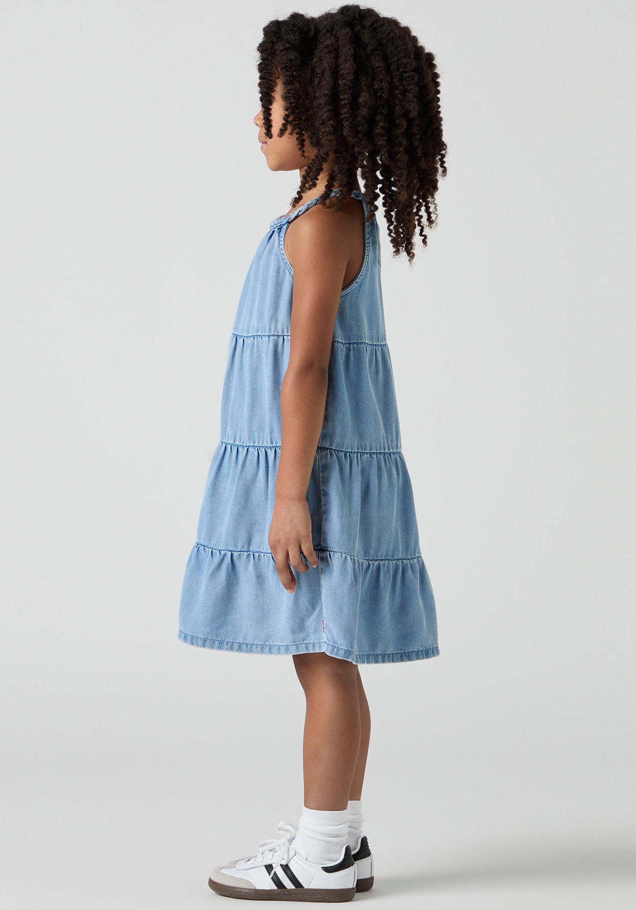 Levi's® Kids Neckholderkleid »LVG HALTER TIERED DRESS«, mit horizontalen Nähten
