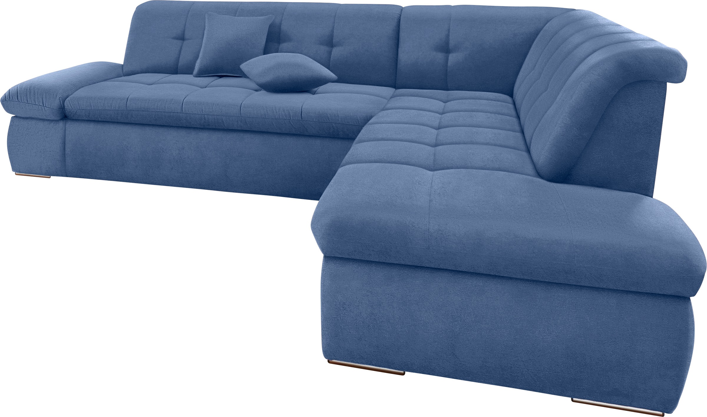 DOMO collection Ecksofa »Moric Luxus incl. Zierkissen B/T/H: 273/216/80 cm« günstig online kaufen