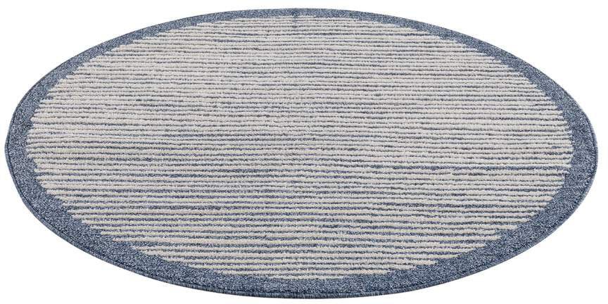 Carpet City Teppich »Art 2231«, rund, 7 mm Höhe, Kurzflor, Streifen-Muster, günstig online kaufen