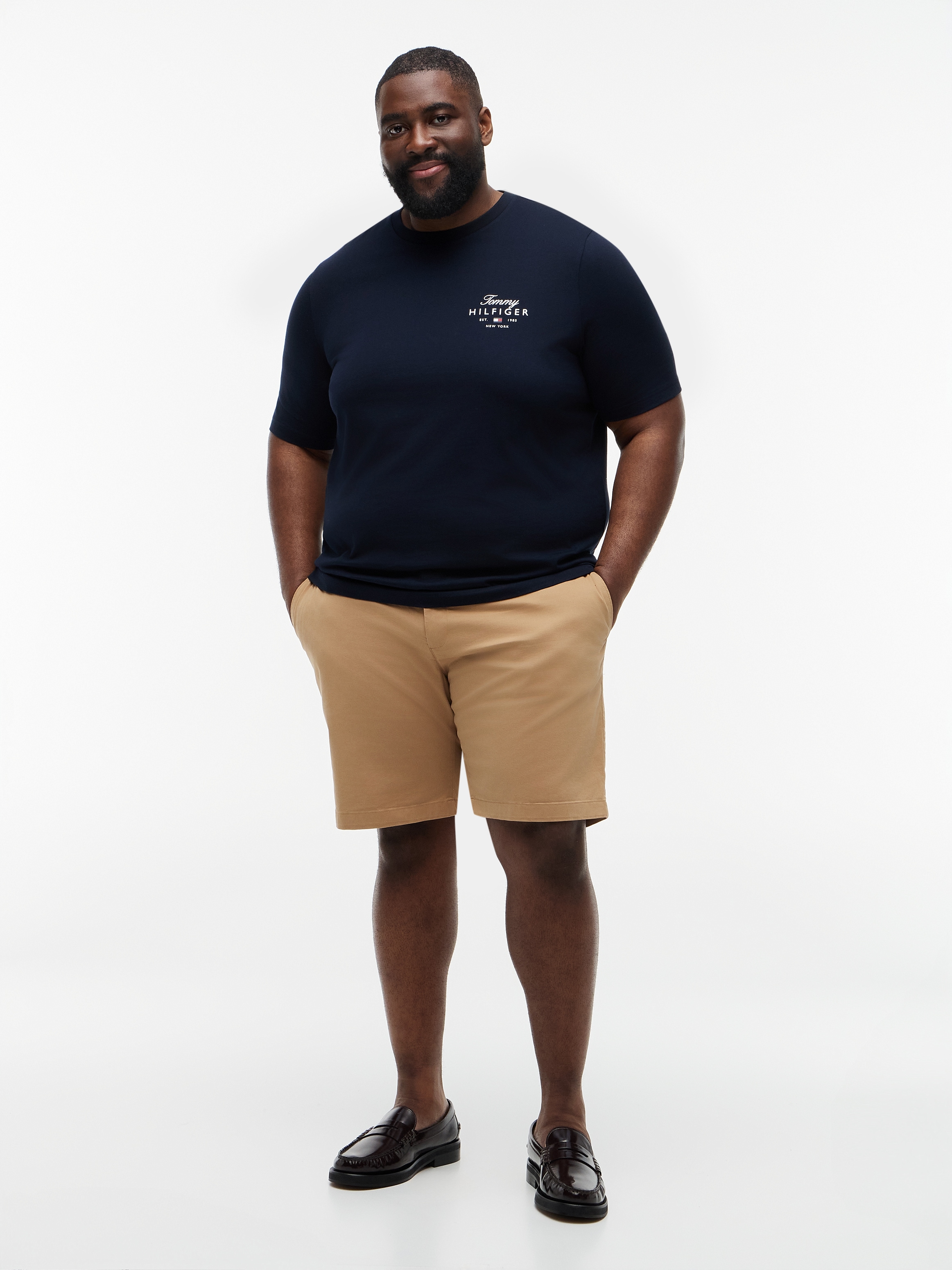 Tommy Hilfiger Big & Tall T-Shirt »BT-SCRIPT STACK« Große Größen, aus Jersey mit Logo