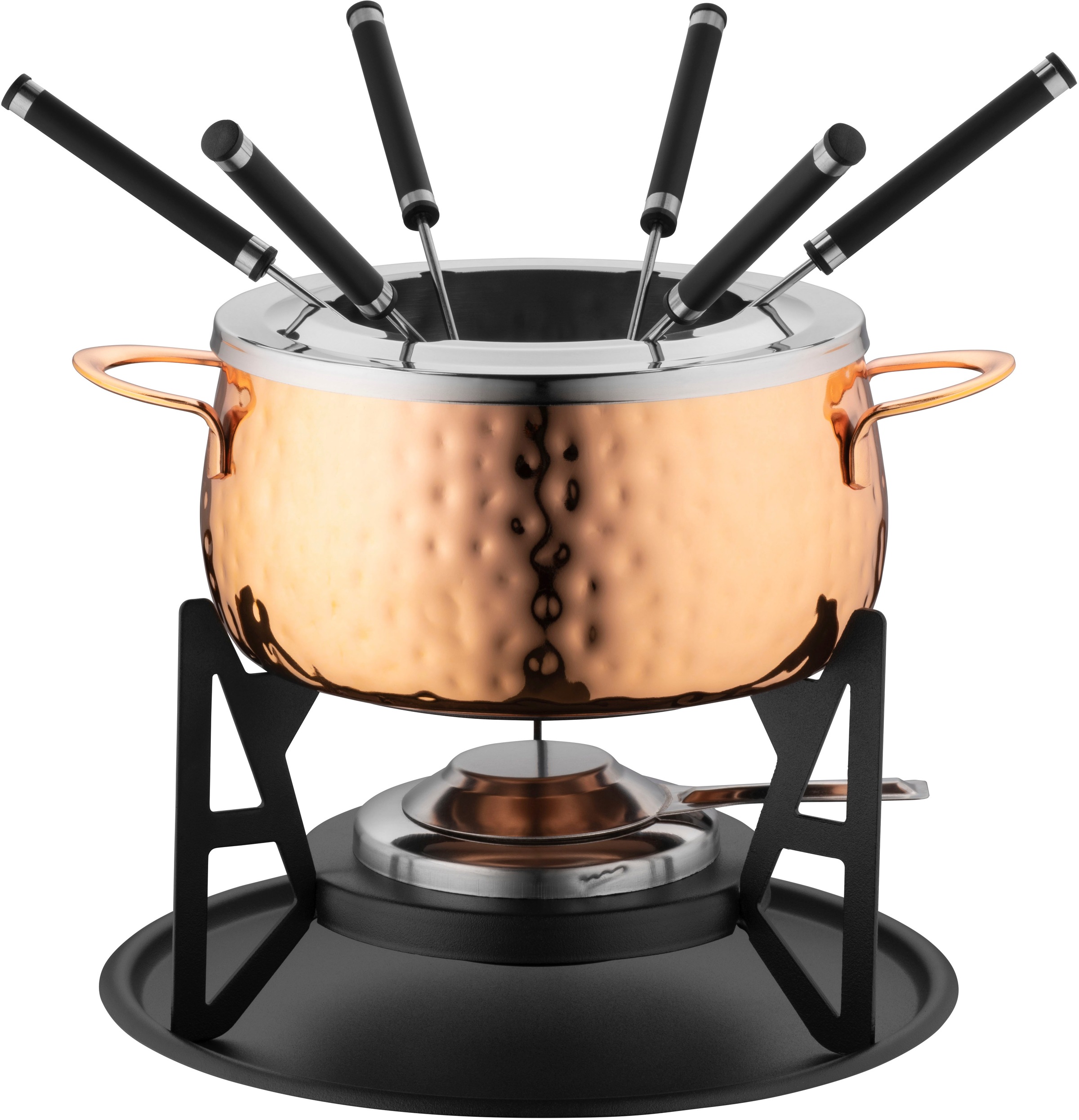 MÄSER Fonduetopf Edelstahl 18/8 Set, 11 Stk. tlg. günstig online kaufen