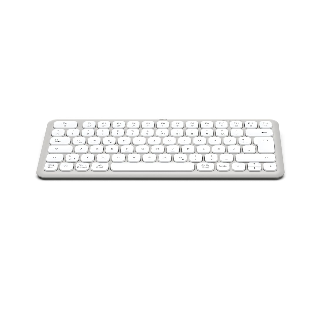 Hama Tastatur »Tastatur WK-500 (kabellos, QUERTZ, Multi-Device, klein)«