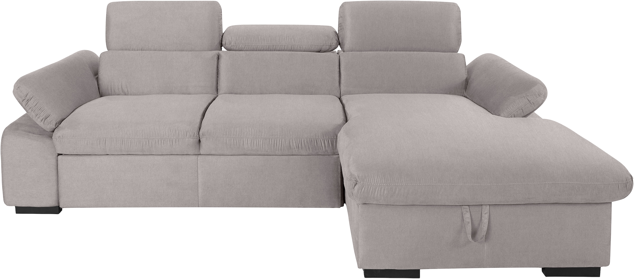 COTTA Ecksofa »Lola L-Form mit Kopfteilfunktion & Hocker« wahlweise mit Bet günstig online kaufen