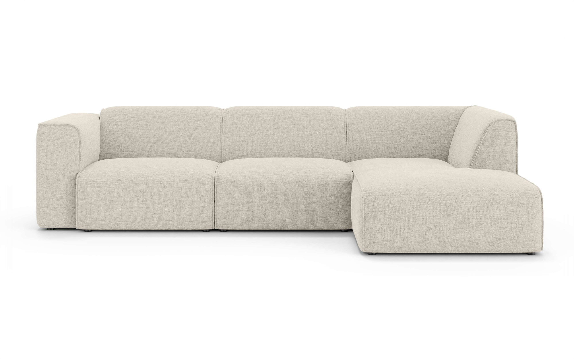 RAUM.ID Ecksofa »Merid L-Form, jederzeit durch Module erweiterbar, B/T/H: 2 günstig online kaufen