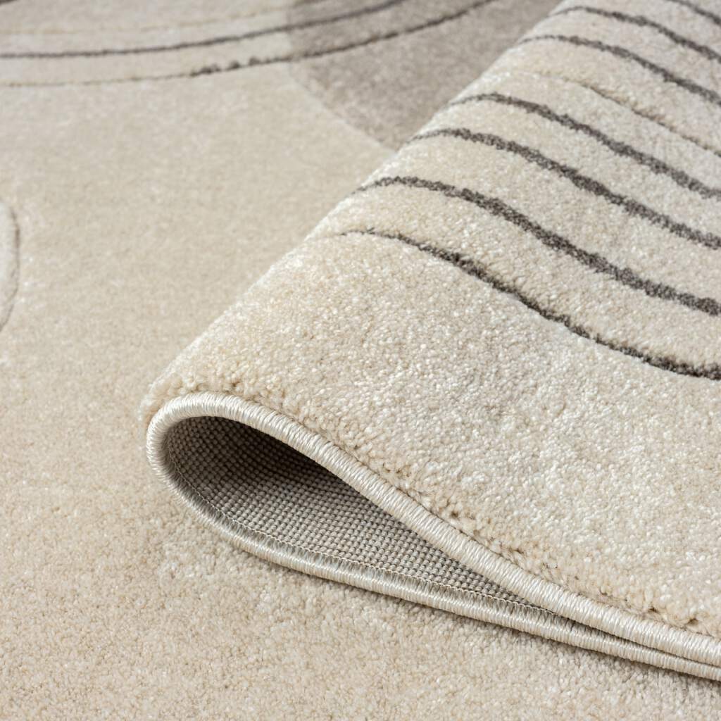 Carpet City Teppich »BONITO und bequem bestellen 3D-Effekt, Hochtief-Muster/ Wohnzimmer rechteckig, schnell Flachflor, 7157«
