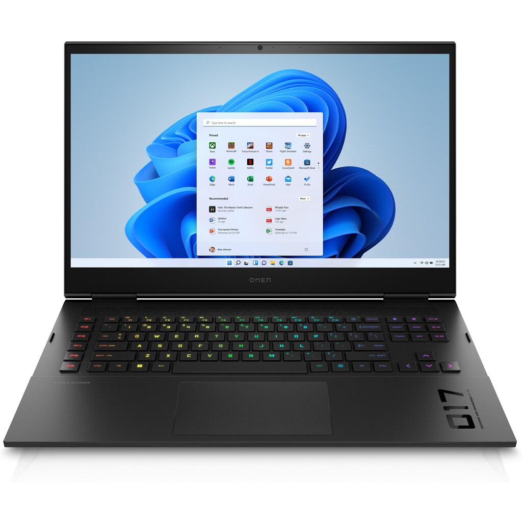 HP Notebook »17-ck1095ng«, 43,9 cm, / 17,3 Zoll, Intel, Core i9, GeForce RTX 3080 Ti, 1000 GB SSD