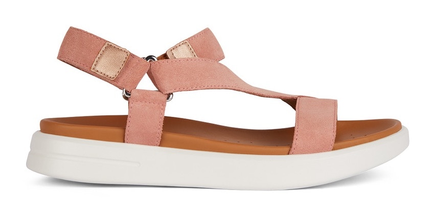 Geox Sandale »D XAND 2S B«, Sommerschuh, Sandalette, mit Klettverschluss an der Ferse