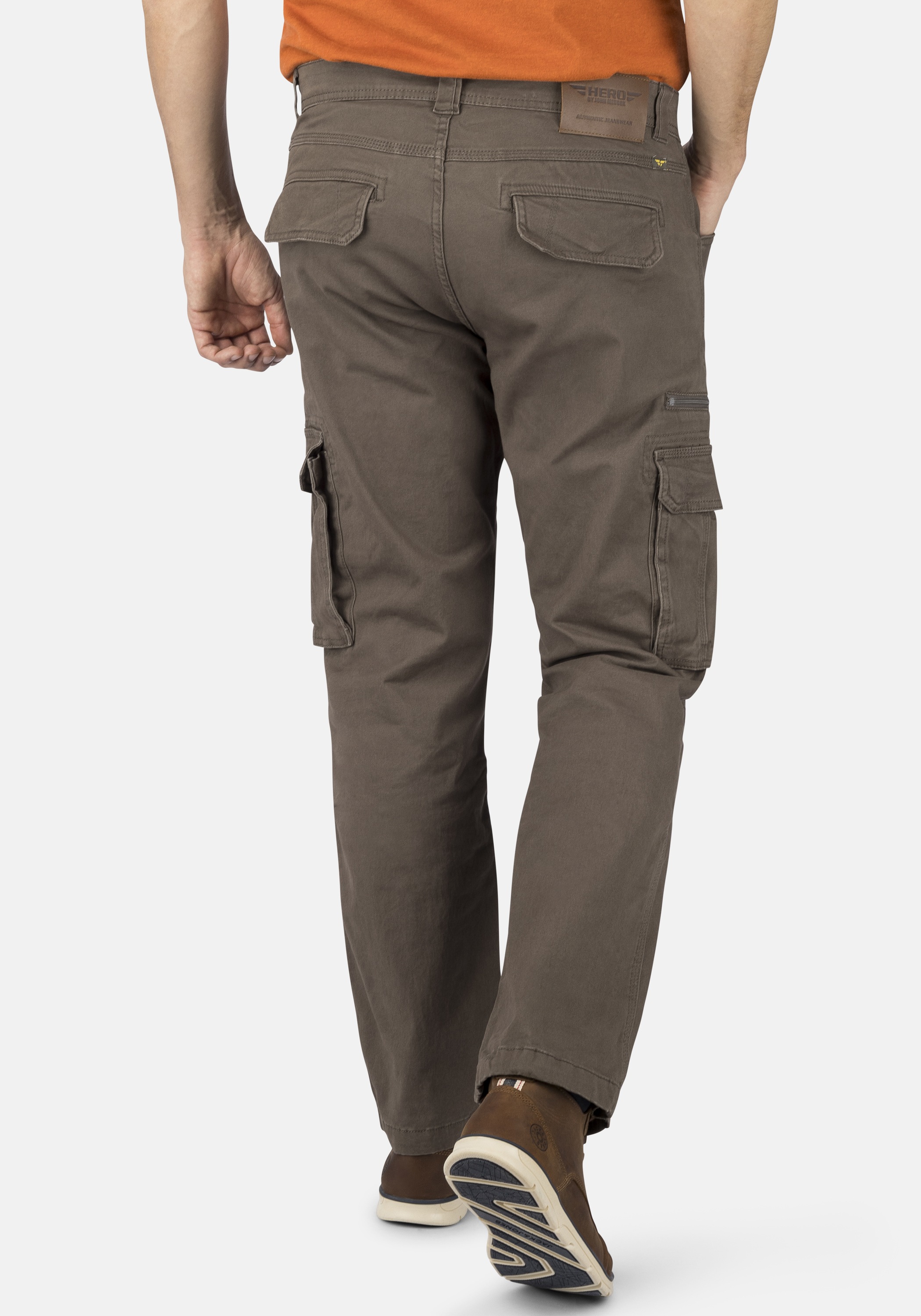 HERO by John Medoox Cargohose »CALGARY Stretchtwill Cargohose«, Outdoorhose Casual Twill für Herren