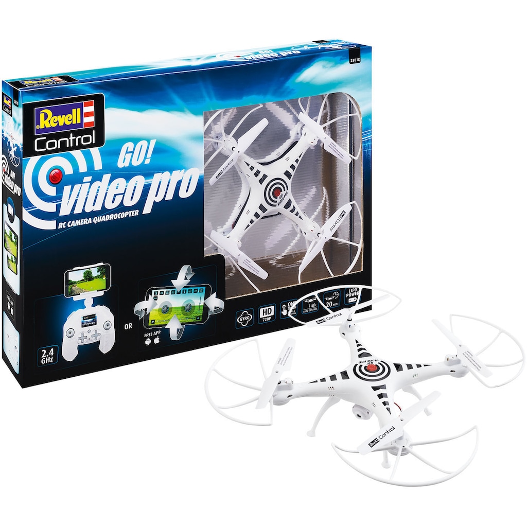 Revell® RC-Quadrocopter »Revell® control, RC Kamera Quadcopter Go! Video Pro«
